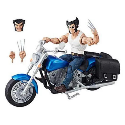 Hasbro Marvel Legends Vehicle Ultimate Action Figures: Wolverine and Motorcycle