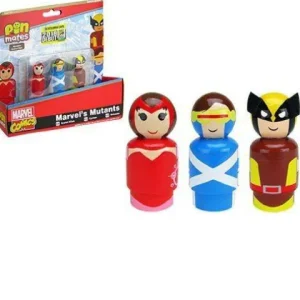 Bif Bang Pow! Marvel’s Mutants Pin Mates Wooden Collectibles Set of 3 – Convention Exclusive