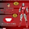 Mezco Toyz Iron Man Silver Centurion Edition One:12 Collective Action Figure