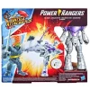 Hasbro Power Rangers Dino Fury Battle Attackers 2-Pack Void Knight vs. Snageye Martial Arts Kicking Action Figures