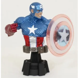 Diamond Select SDCC 2023 Marvel Captain America Holo Shield Resin Bust