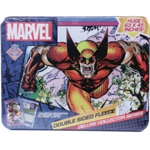 Surreal Entertainment SDCC 2023 Marvel Wolverine Card Deluxe Fleece Blanket Tin - Previews Exclusive