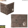 Bioworld Star Wars: Mandalorian Etched PU Bifold Wallet - Entertainment Earth Exclusive