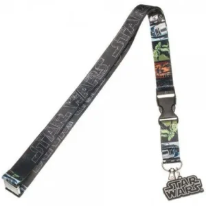 Bioworld Star Wars Multi Character Lanyard