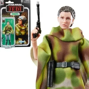 Hasbro Star Wars The Black Series Return of the Jedi 40th Anniversary 6-Inch Princess Leia (Endor) Action Figure