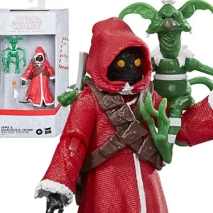 Hasbro Star Wars The Black Series Jawa & Salacious B. Crumb (Holiday Edition) 6-Inch Action Figure - Exclusive