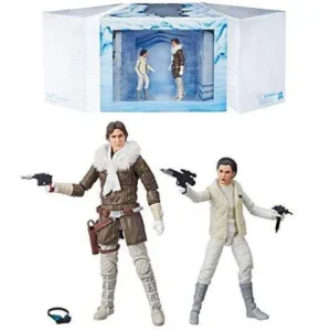 Hasbro Star Wars The Black Series Hoth - Princess Leia Organa and Han Solo - 6-Inch Action