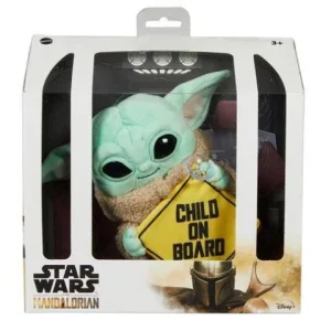 Mattel Star Wars The Mandalorian The Child On Board Plush Sign