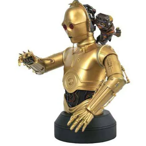 Gentle Giant Star Wars: The Rise Of Skywalker - C3PO & Babu Frik - 1/6 Bust