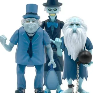 Super7 Haunted Mansion Hitchhiking Ghosts 3 3/4-Inch ReAction Figure Set of 3 - SDCC Exclusive
