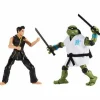 Playmates Teenage Mutant Ninja Turtles X Cobra Kai - Leonardo Vs. Miguel Diaz 2-Pack Action Figures