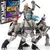 The Loyal Subjects Teenage Mutant Ninja Turtles BST AXN Turtles IDW Comic Black and White 5-Inch Action Figure 4-Pack - SDCC 2023 Exclusive