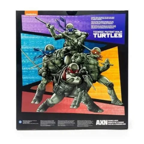The Loyal Subjects Teenage Mutant Ninja Turtles BST AXN Turtles IDW Comic Black and White 5-Inch Action Figure 4-Pack - SDCC 2023 Exclusive