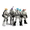 The Loyal Subjects Teenage Mutant Ninja Turtles BST AXN Turtles IDW Comic Black and White 5-Inch Action Figure 4-Pack - SDCC 2023 Exclusive