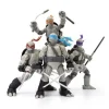 The Loyal Subjects Teenage Mutant Ninja Turtles BST AXN Turtles IDW Comic Black and White 5-Inch Action Figure 4-Pack - SDCC 2023 Exclusive