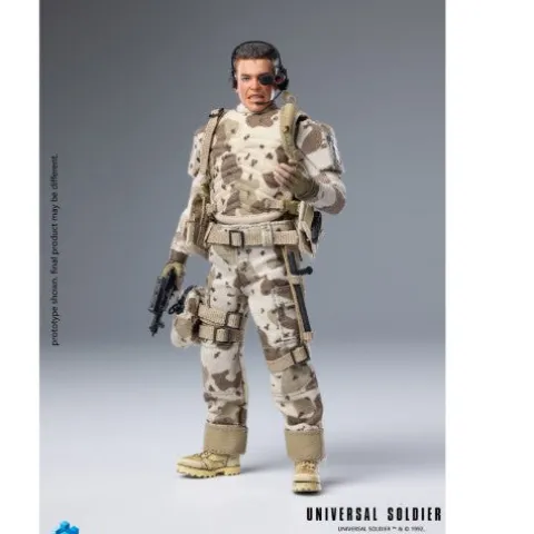 Hiya Toys Universal Soldier Luc Deveraux Exquisite Super 1:12 Scale Action Figure - Previews Exclusive
