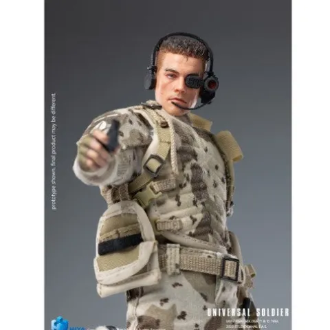 Hiya Toys Universal Soldier Luc Deveraux Exquisite Super 1:12 Scale Action Figure - Previews Exclusive