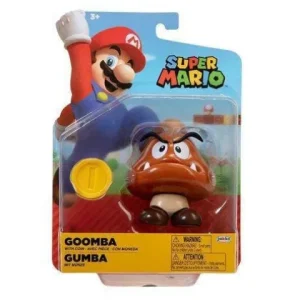 Jakks Pacific World of Nintendo 4" Action Figure - Goomba with Coin