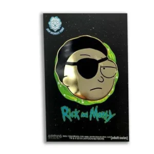 Zen Monkey Studios Zen Monkey: Golden Evil Morty - Rick and Morty Enamel Pin