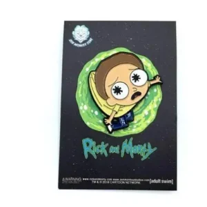 Zen Monkey Studios Zen Monkey: Hanging Lil' Morty - Rick and Morty Enamel Pin