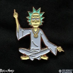 Zen Monkey Studios Zen Monkey: Spiritual Leader Rick - Rick and Morty Enamel Pin