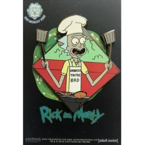 Zen Monkey Studios Zen Monkey: The BBQ (Famous Moments) - Rick and Morty Enamel Pin