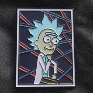Zen Monkey Studios Zen Monkey: Tiny Rick's School Portrait - Rick and Morty Enamel Pin